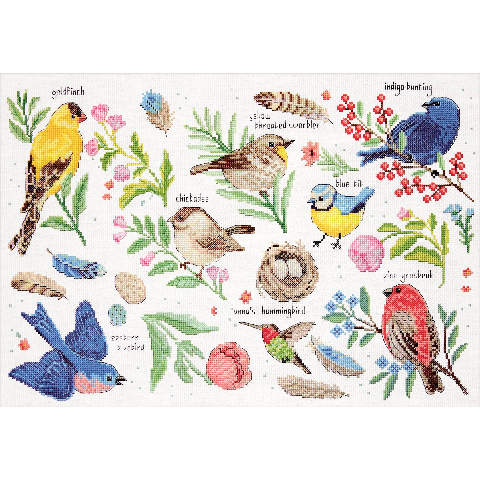 Design Works™ Bird Study Counted Cross Stitch Kit